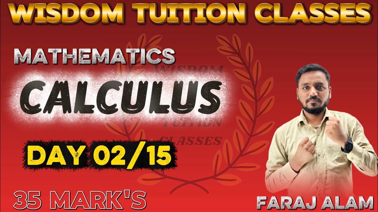 Class 12th maths calculus most important questions for cbse board exam Day 2 #maths #calculus 