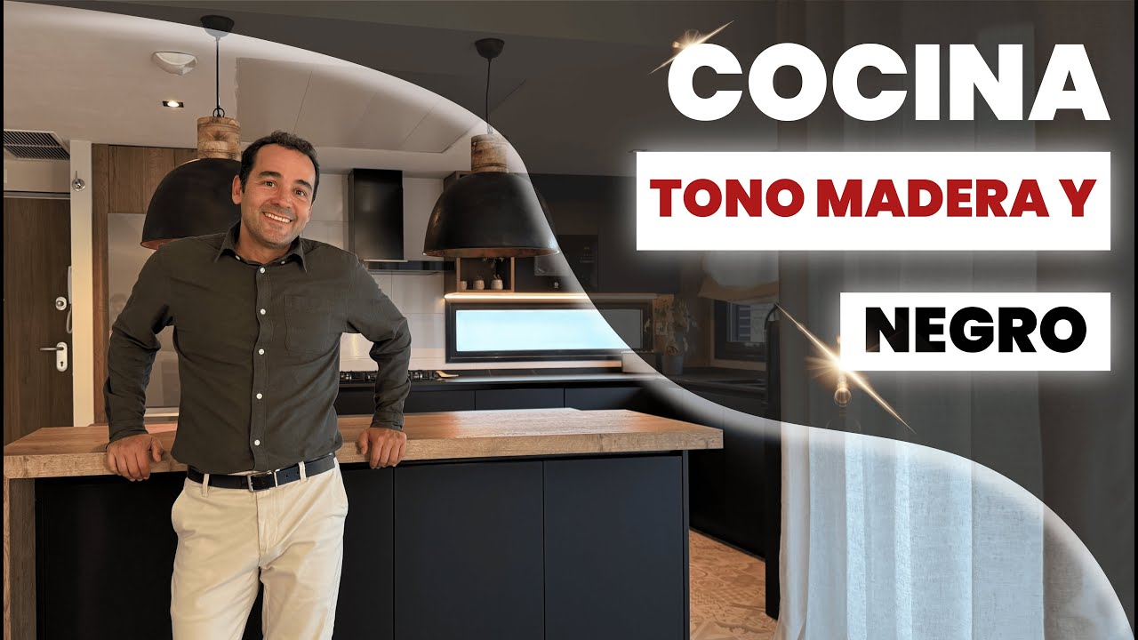 ✨ Descubre una cocina de ensueño con un estilo industrial que te enamorará al instante 🖤🤎