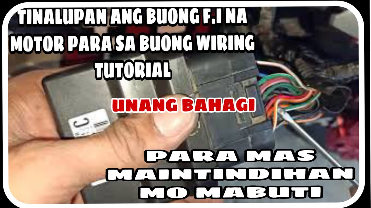 BUONG WIRING CONNECTION NG SUZUKI RAIDER J 115F.I