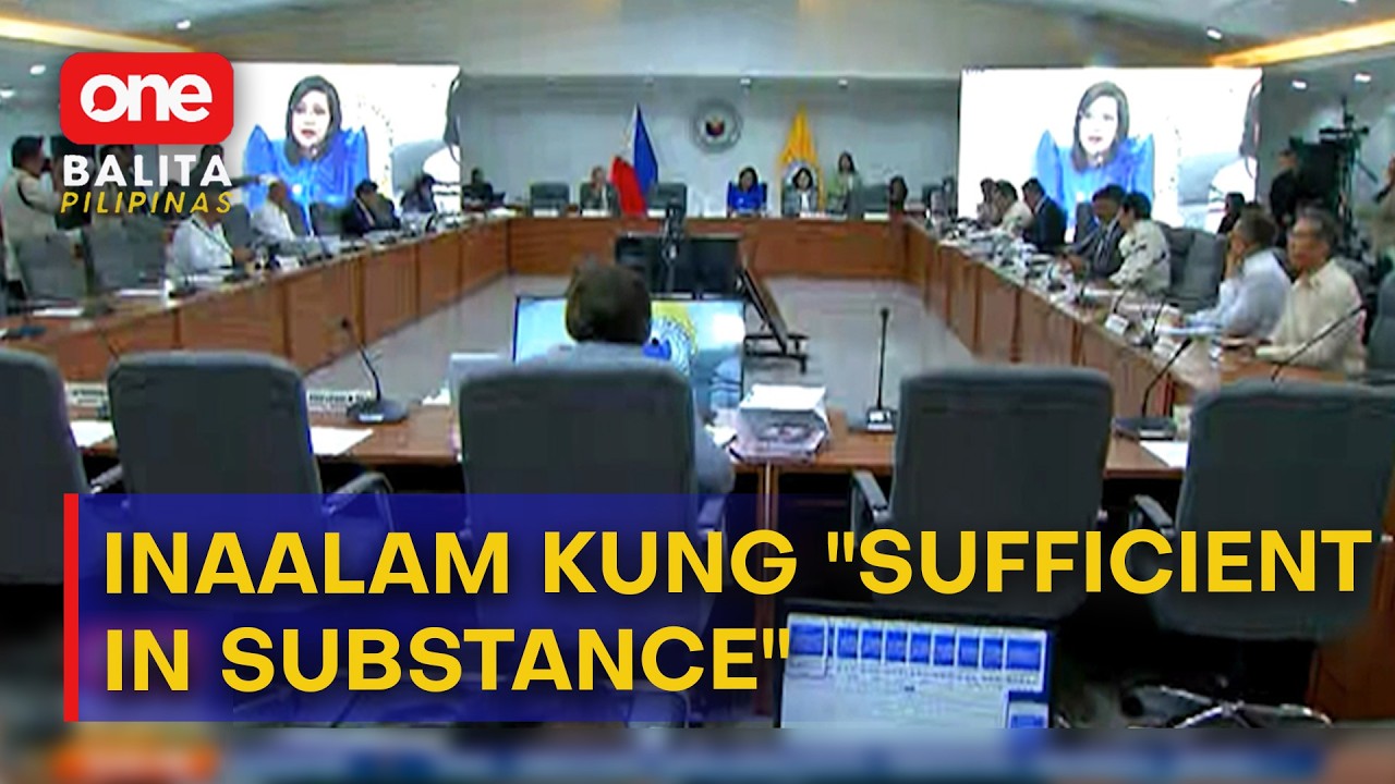 Impeachment complaints vs VP Sara, hinihimay kung 'sufficient in substance' | One Balita Pilipinas