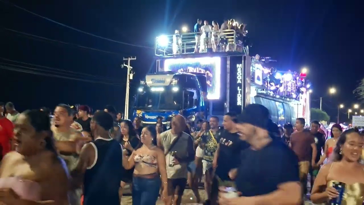 Escolha da Rainha do carnaval de Areia Branca - RN arrastão com psirico.