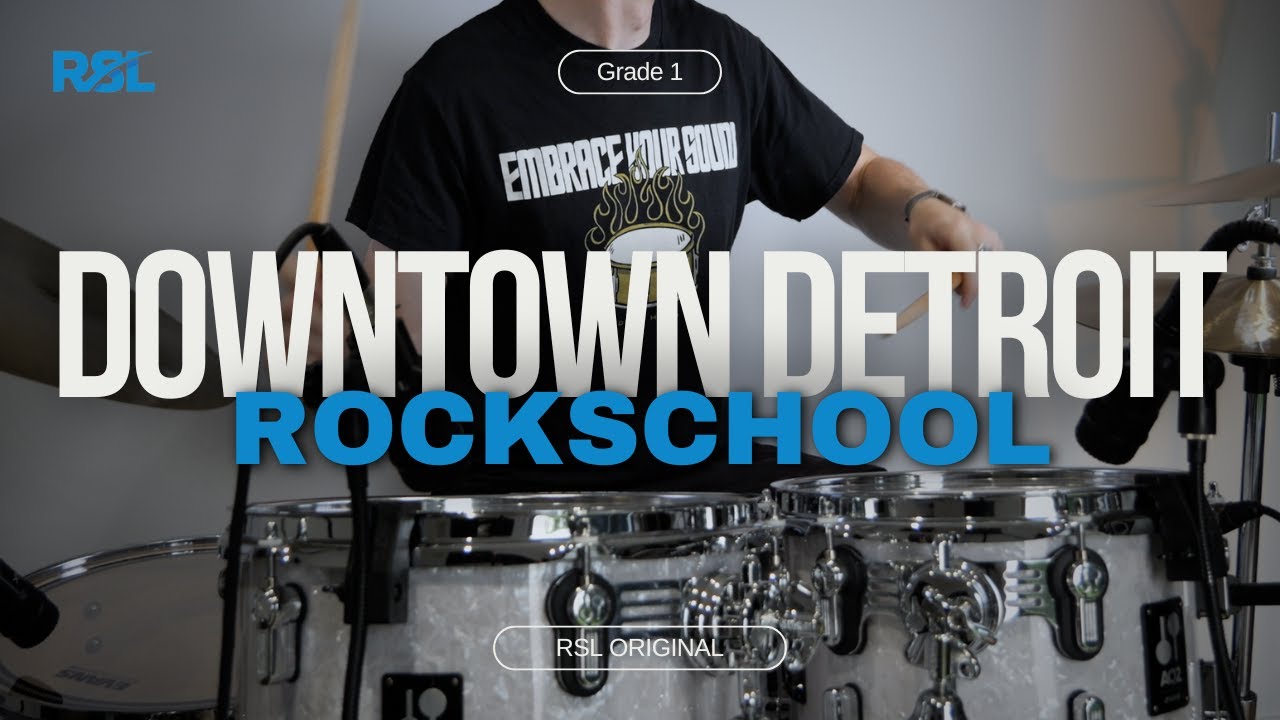 Downtown Detroit - RSL Original - Rockschool Grade 1 Play through ( New Syllabus )