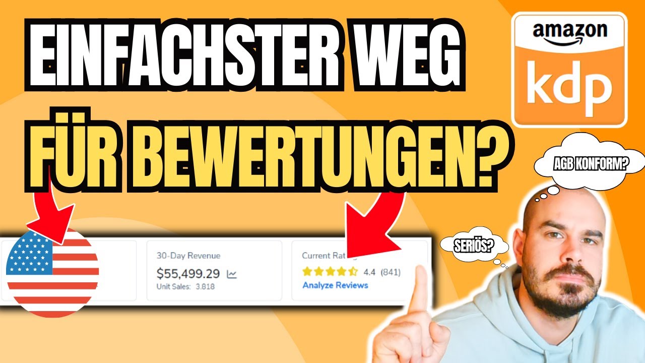 100e Bewertungen für Amazon KDP? - Wie funktioniert Gemsy.io