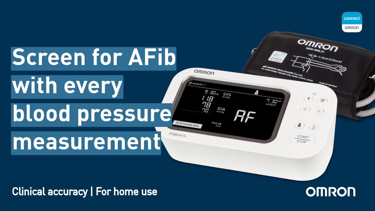 How to Use the OMRON Platinum Upper Arm Blood Pressure Monitor with AFib Screening Technology