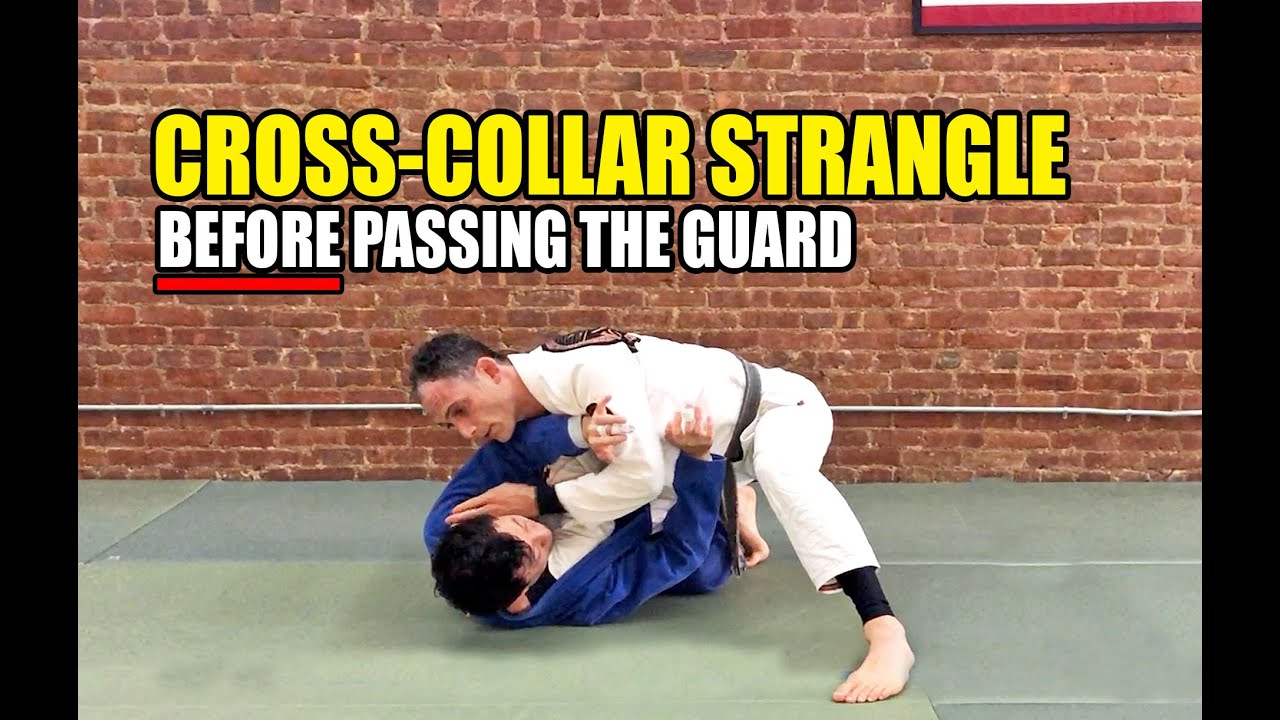 Cross-Choke from Top of Half-Guard (No Passing Required) - BJJ/Jiu-Jitsu