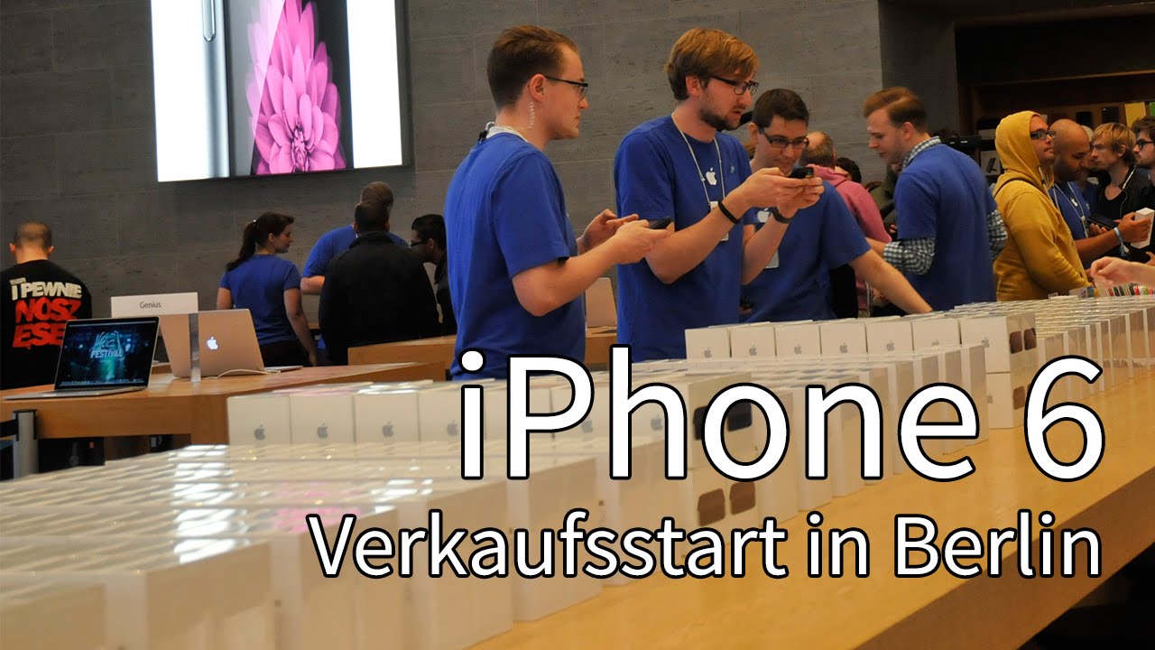 iPhone 6 Verkaufsstart im Apple Store Berlin