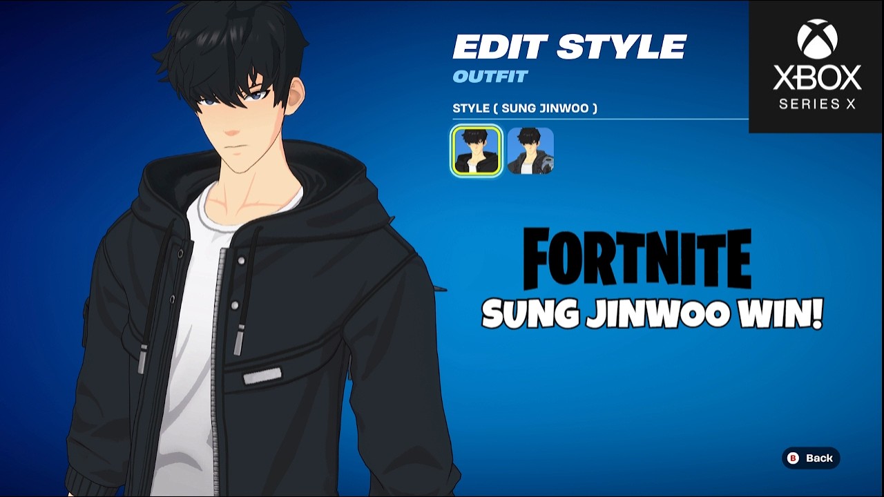 FORTNITE SUNG JINWOO WIN! XBOX CHAPTER 7 SEASON 1
