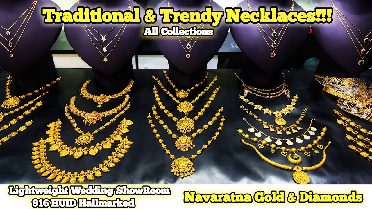 All Types of Necklace Collection @Navaratnajewellers