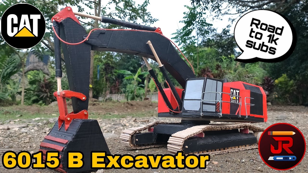 DIY Excavator CAT 6015 B CARDBOARD
