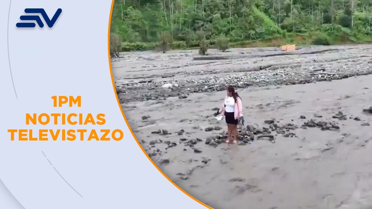 La crecida del río Chicales mantiene en alerta a los habitantes | Televistazo | Ecuavisa
