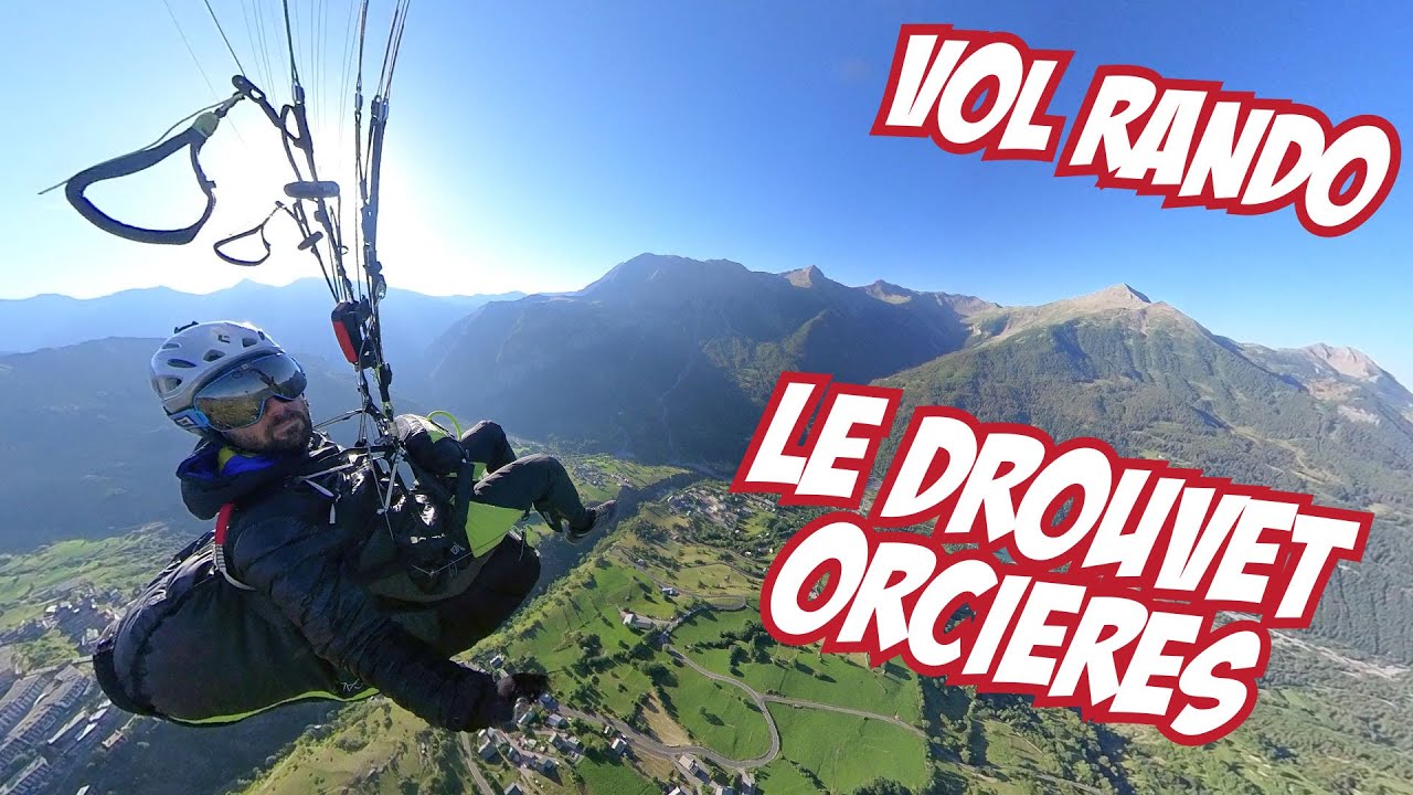 Vol Rando au Drouvet, Orcières Merlette - Hautes Alpes