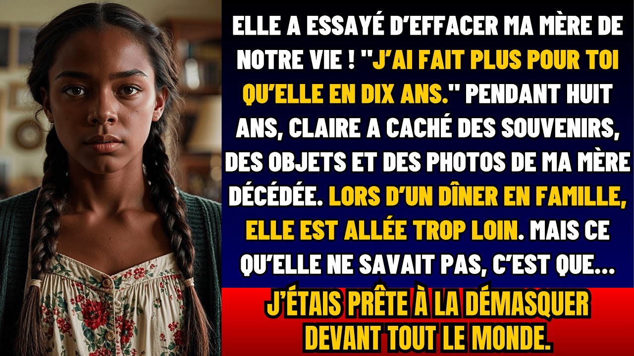 MA BELLE-MÈRE A VOULU EFFACER MA MÈRE DE NOTRE HISTOIRE, MAIS ELLE NE S’Y ATTENDAIT PAS...