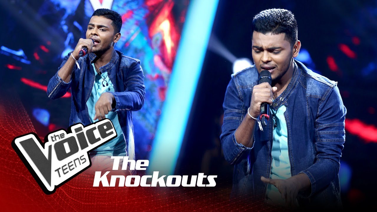 Dasith Lakpura | Dura Akahe (දුර ආකාහේ) | Knockouts | The Voice Teens Sri Lanka