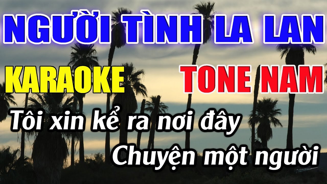 Người Tình La Lan Karaoke Tone Nam Karaoke Đức Duy - Beat 2024