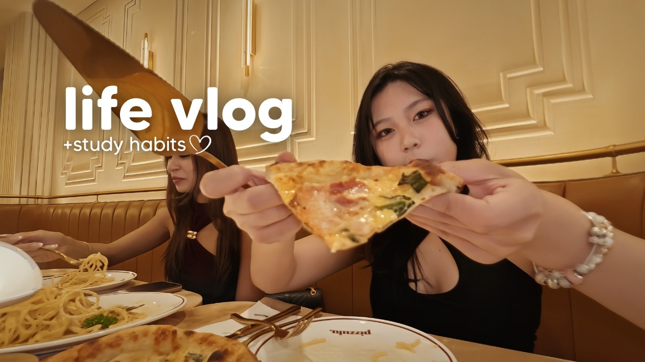 a week in my life ⊹ ࣪ ˖ | family days + studying = balance