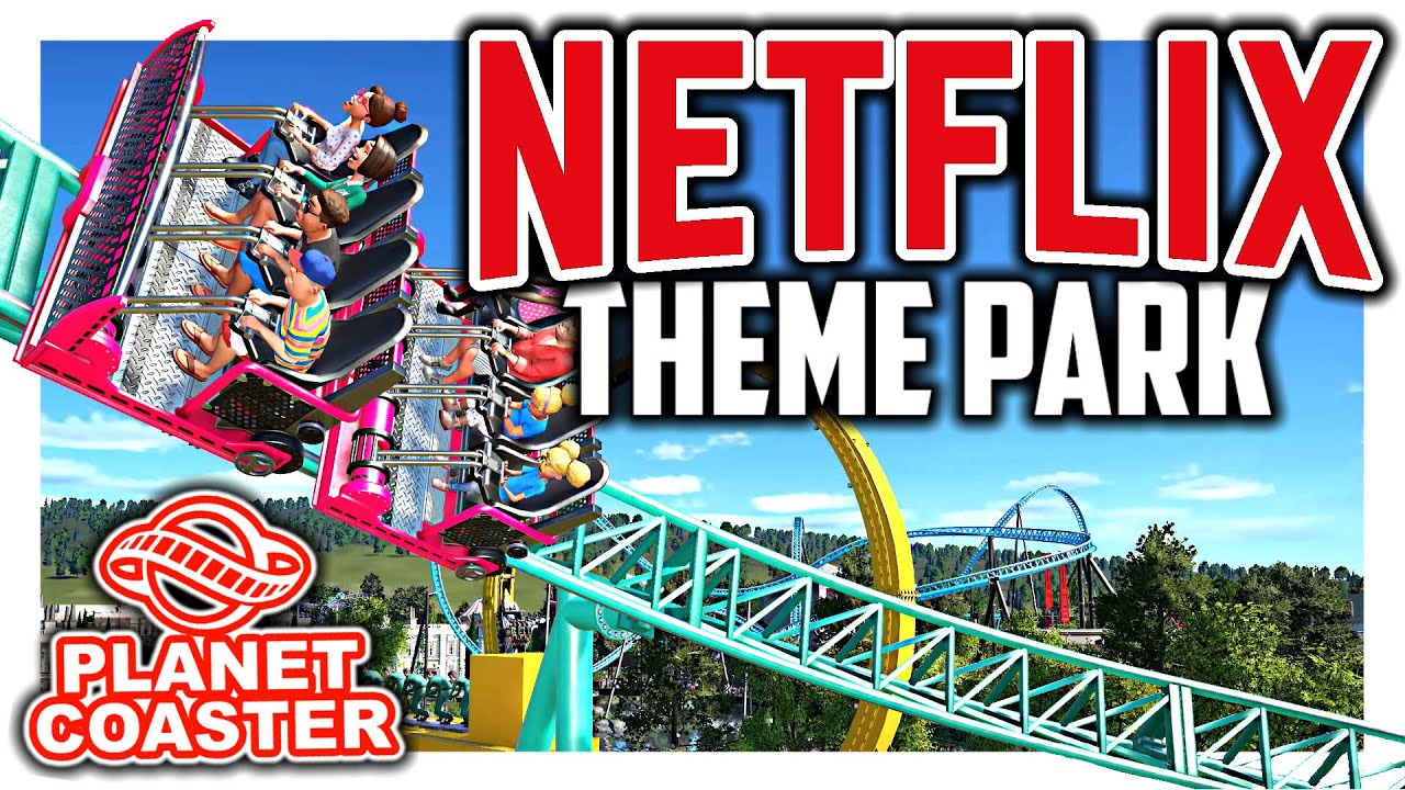NETFLIX Theme Park 🎢🎬 | PARKTOUR - Planet Coaster