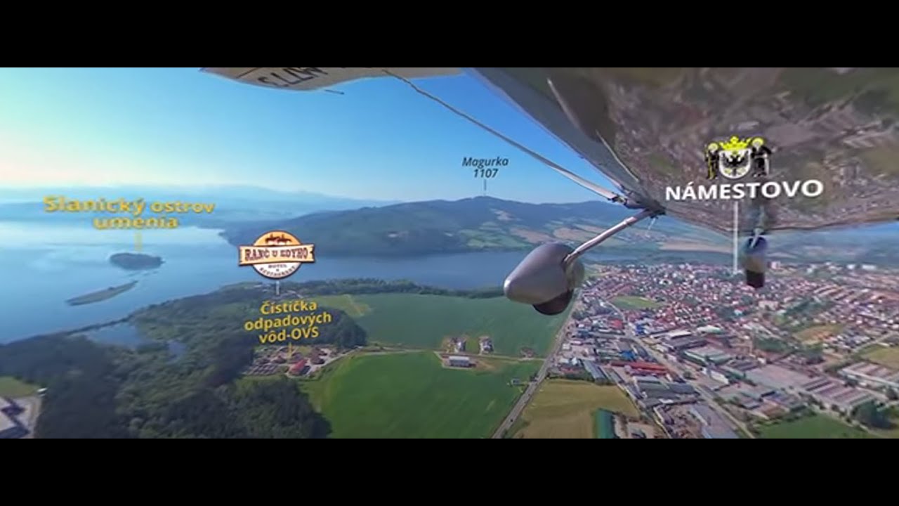 360° videomapa Biela Orava z neba, časť 1/7. Z Námestova na Príslop