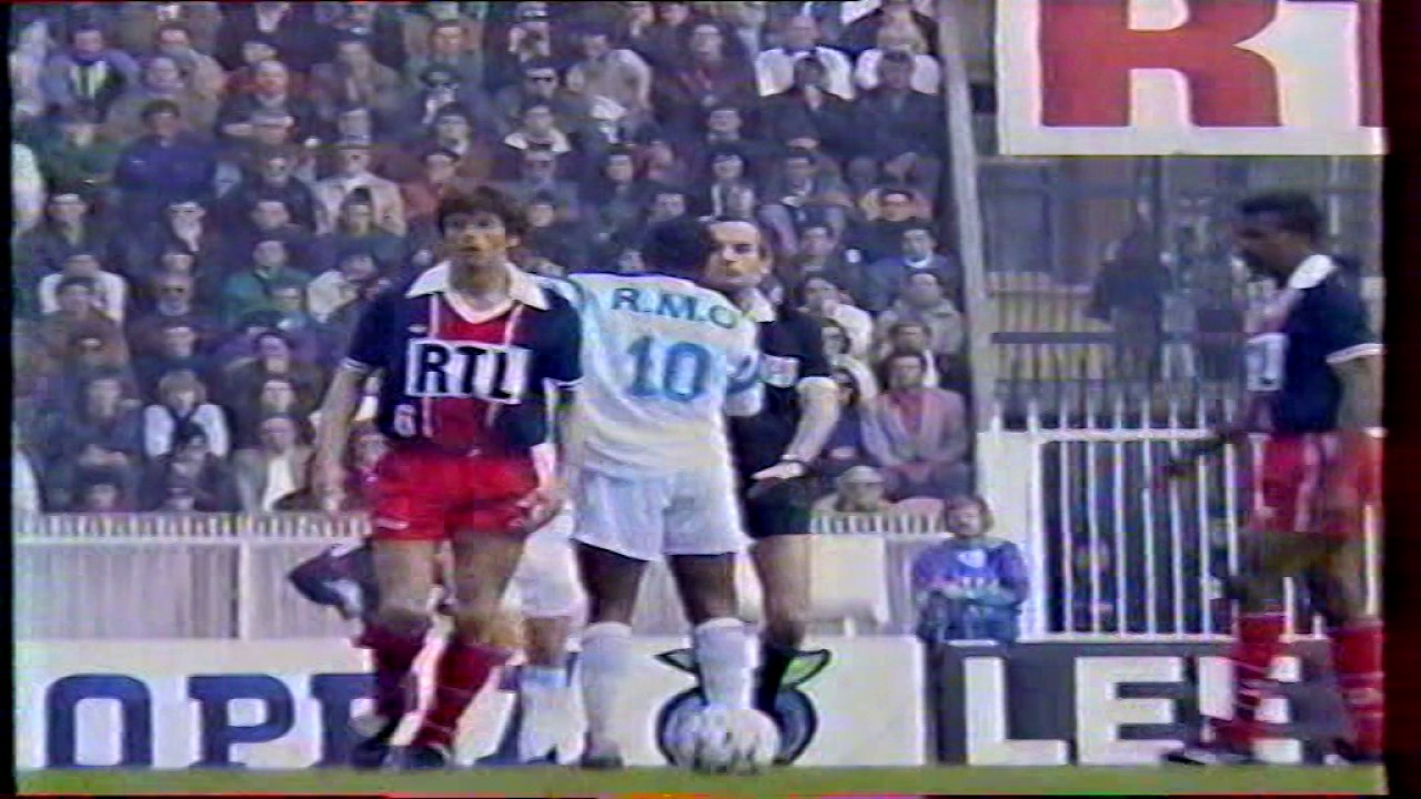PSG 0-2 OM 90 91 8eme CDF partie 1