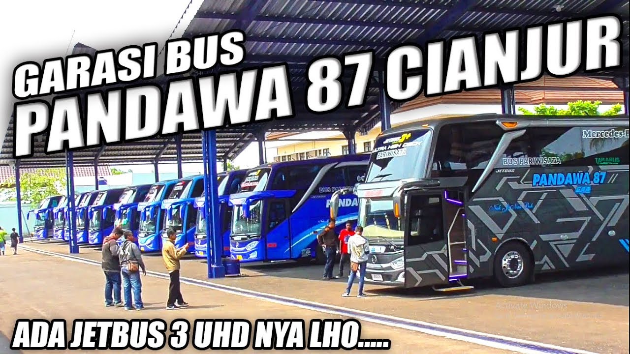 Mewahnya, Berkunjung Lagi ke Garasi Bus Pandawa 87 Cianjur (Pool Bus Pandawa 87 Cianjur)