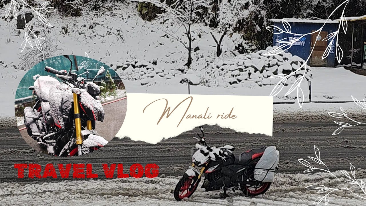 Shimla to Manali road trip on bike #biker #manali #shimla #snow #roadtrip #vlog  #travel 
