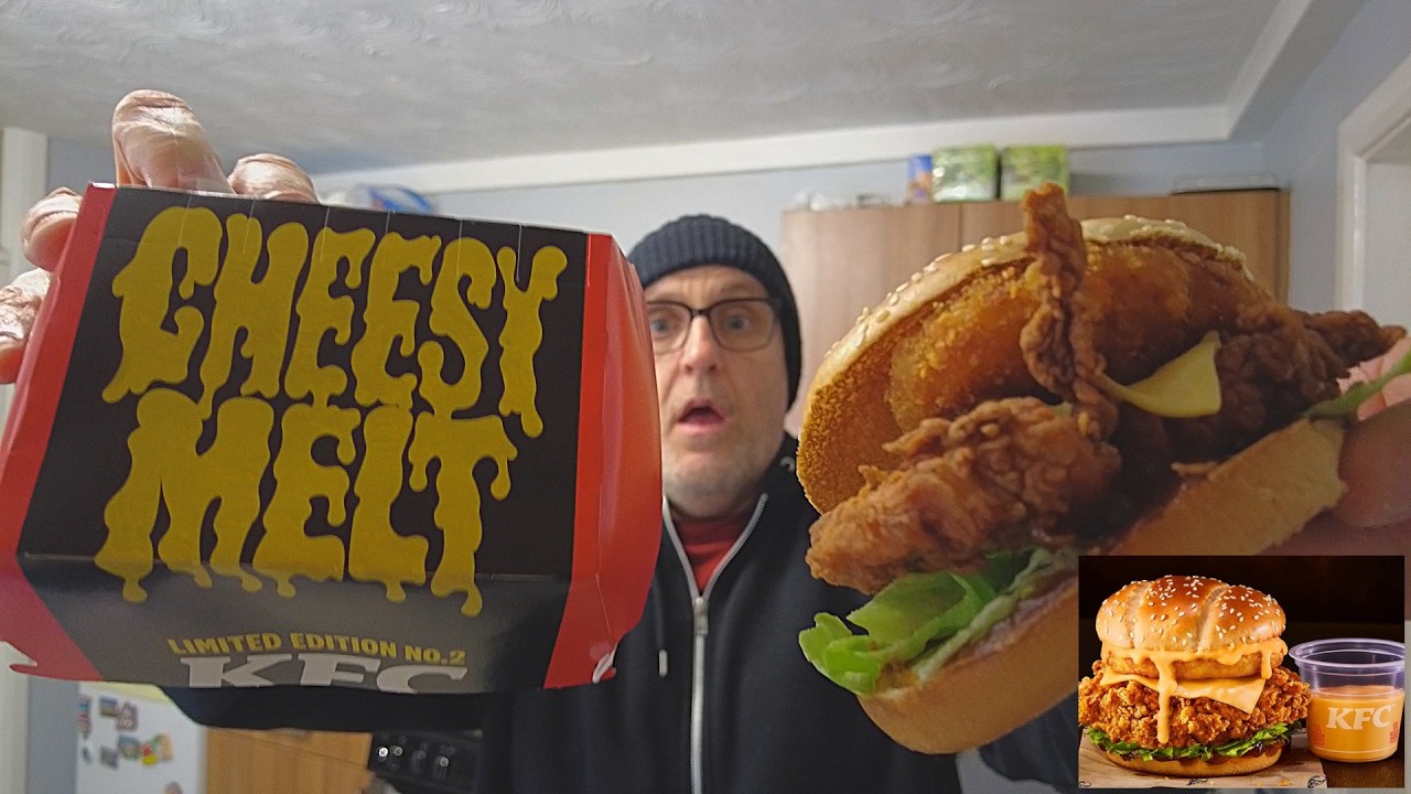 KFC NEW Cheesy Melt Burger