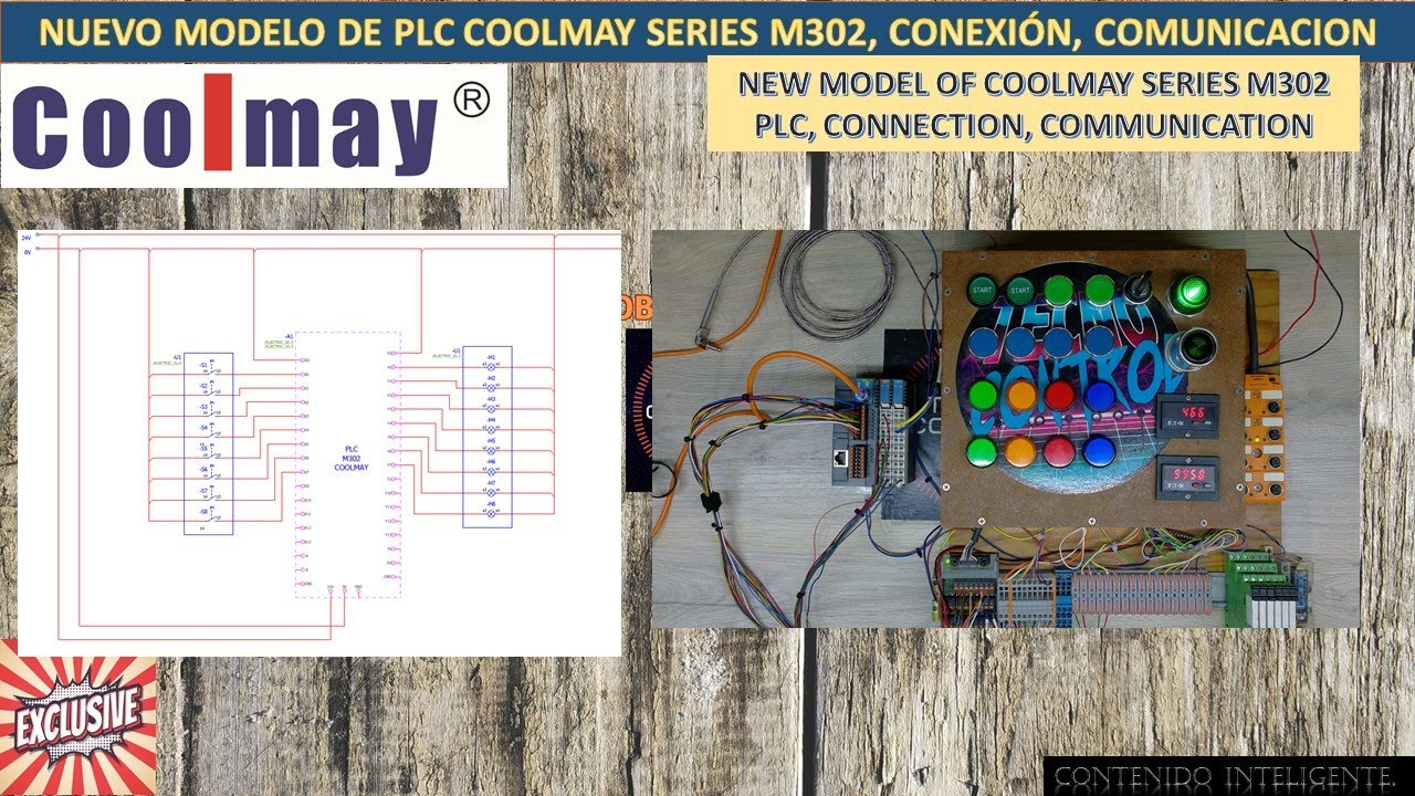 02-NUEVO MODELO DE PLC COOLMAY SERIES M302, CONEXIÓN, COMUNICACION