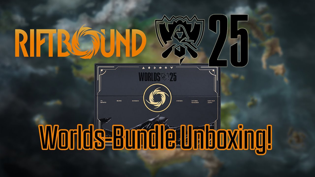 Spielmatte, Deckbox und Sleeves - Riftbound Worlds Bundle Unboxing