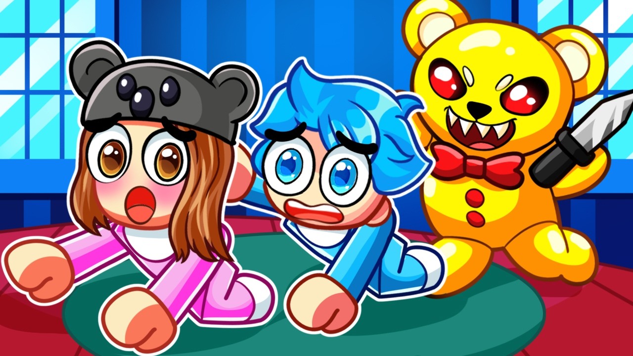 My EVIL TEDDY BEAR in Roblox Daycare!