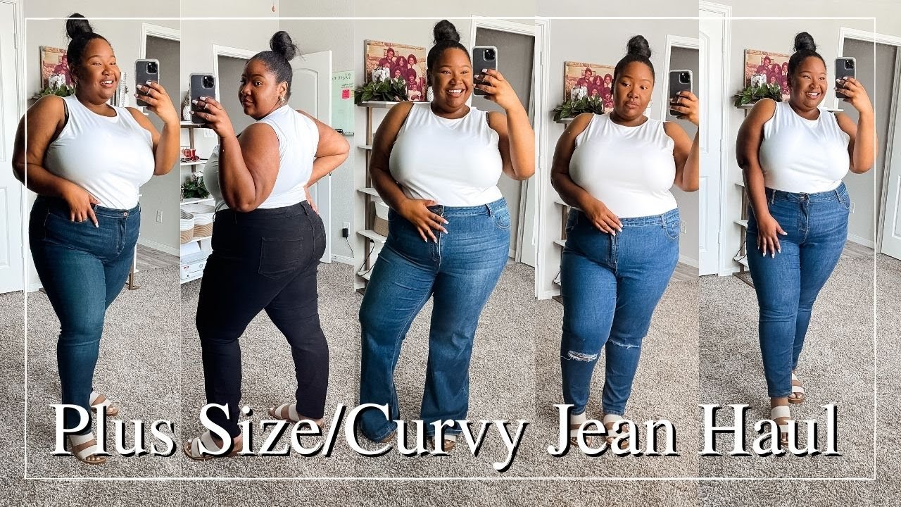 Comfy Plus Size Jeans & Shapewear You Must Have | Curvy Jean Haul | From Head To Curve |