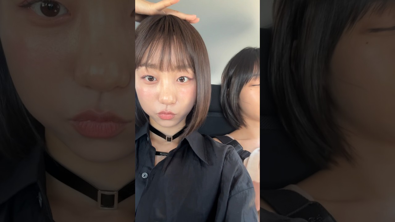 Short hair? 단발?😦