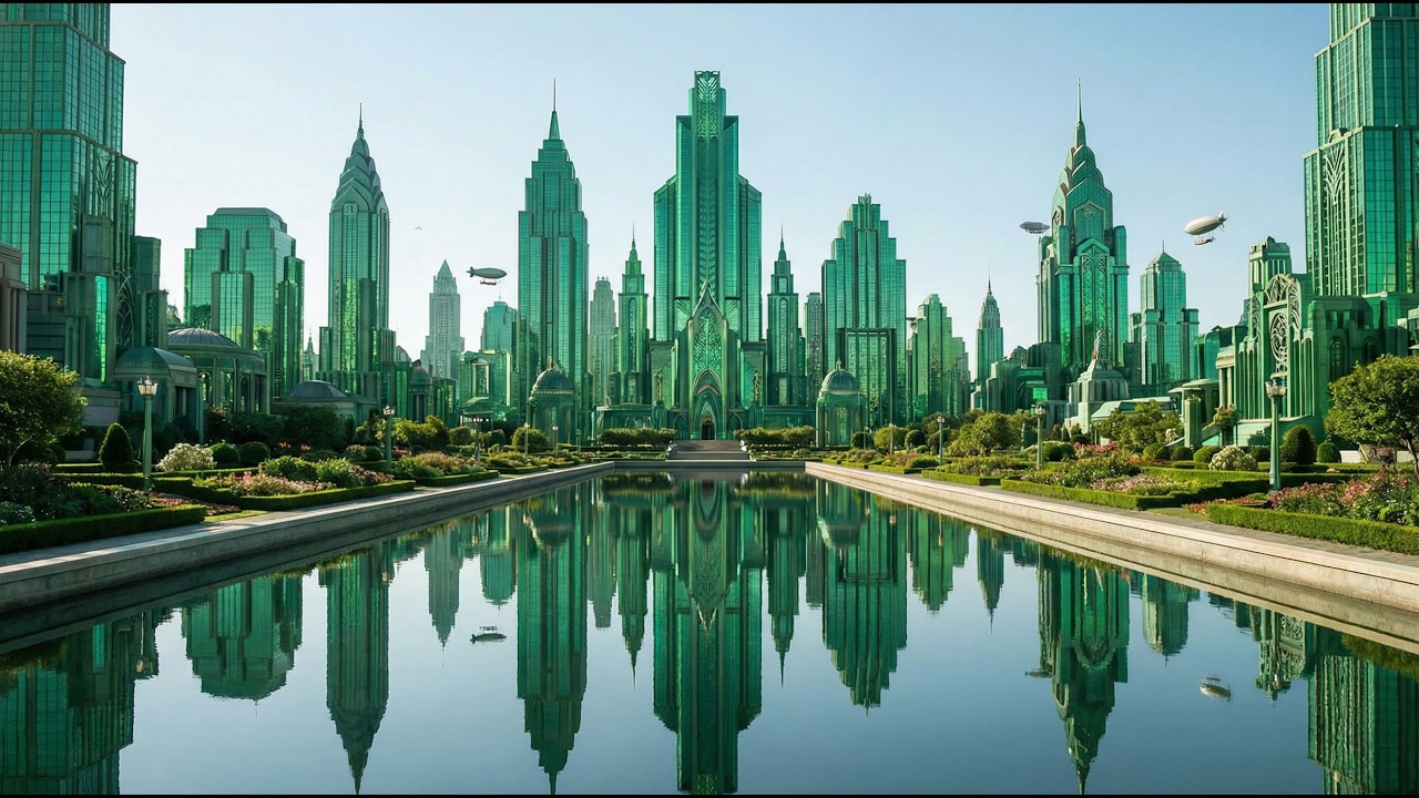 AIが再現した「オズの魔法使い」の幻想的な世界 | Journey to EMERALD CITY