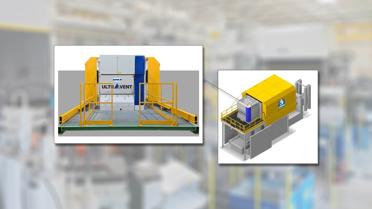 KMA ULTRAVENT&reg; exhaust air filtration system for foundries