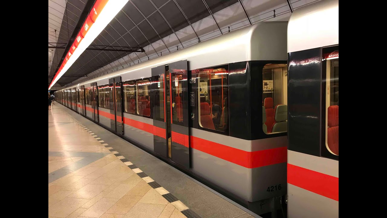 🇨🇿 DPP Prague, 🚇Metro Line C, 🚉Vltavská ➡️🚉Kobylisy, ČKD/Siemens M1 [2018]