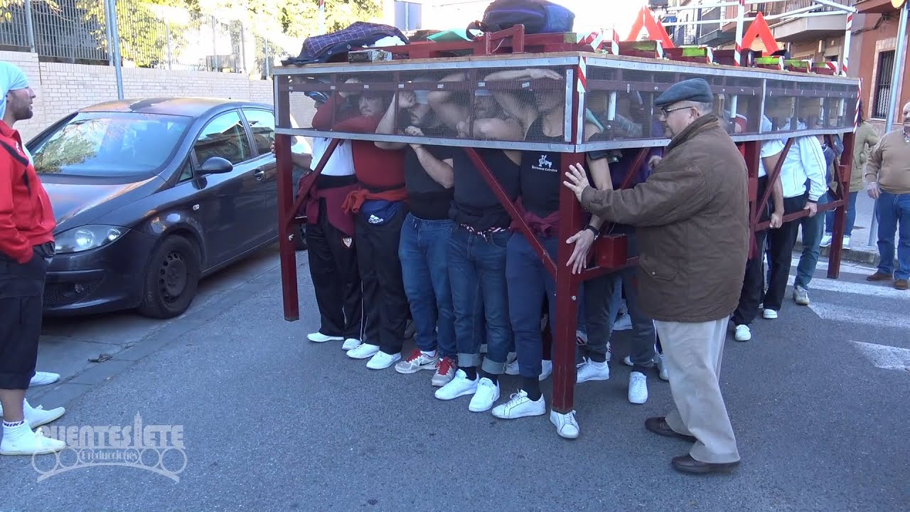 Ensayo Costaleros del Palio del Cerro. Cuaresma de 2016 en Sevilla.