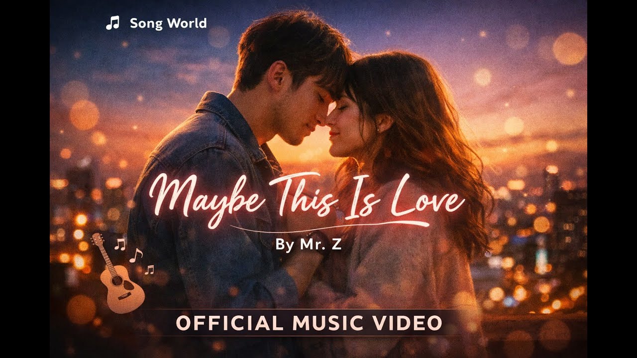 Maybe This Is Love – Mr. Z | Romantic English Song | Lyrics Video