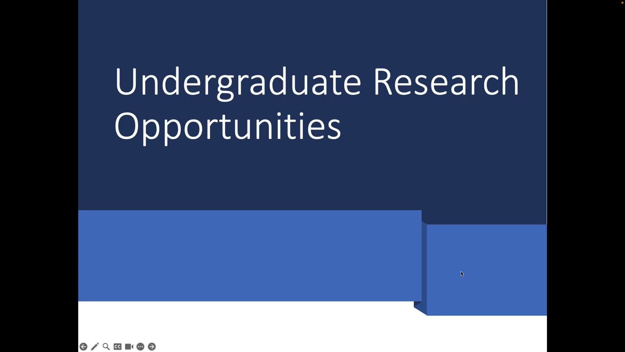 Week 7: How to get involved in research