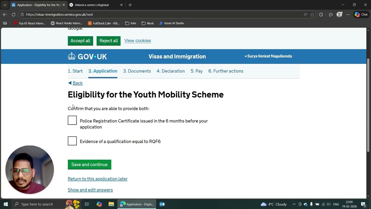 Step by step process to Apply Young Indian Professional visa / Youth Mobility Visa