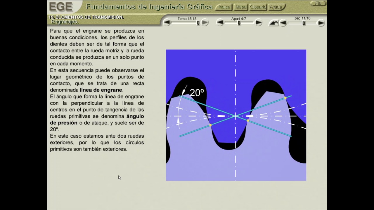 Teor&iacute;a de engranajes