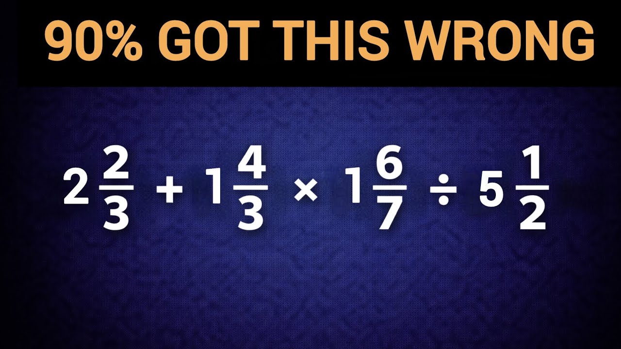 Mixed Fractions Order of Operations Challenge!