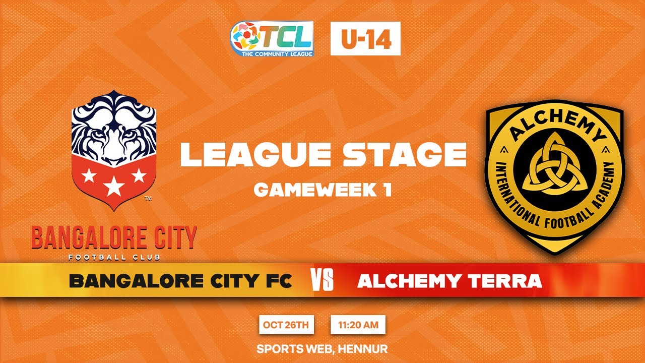 The Community League U-14 | Gameweek 1 | Match 2 | BLR City FC vs Alchemy Terra