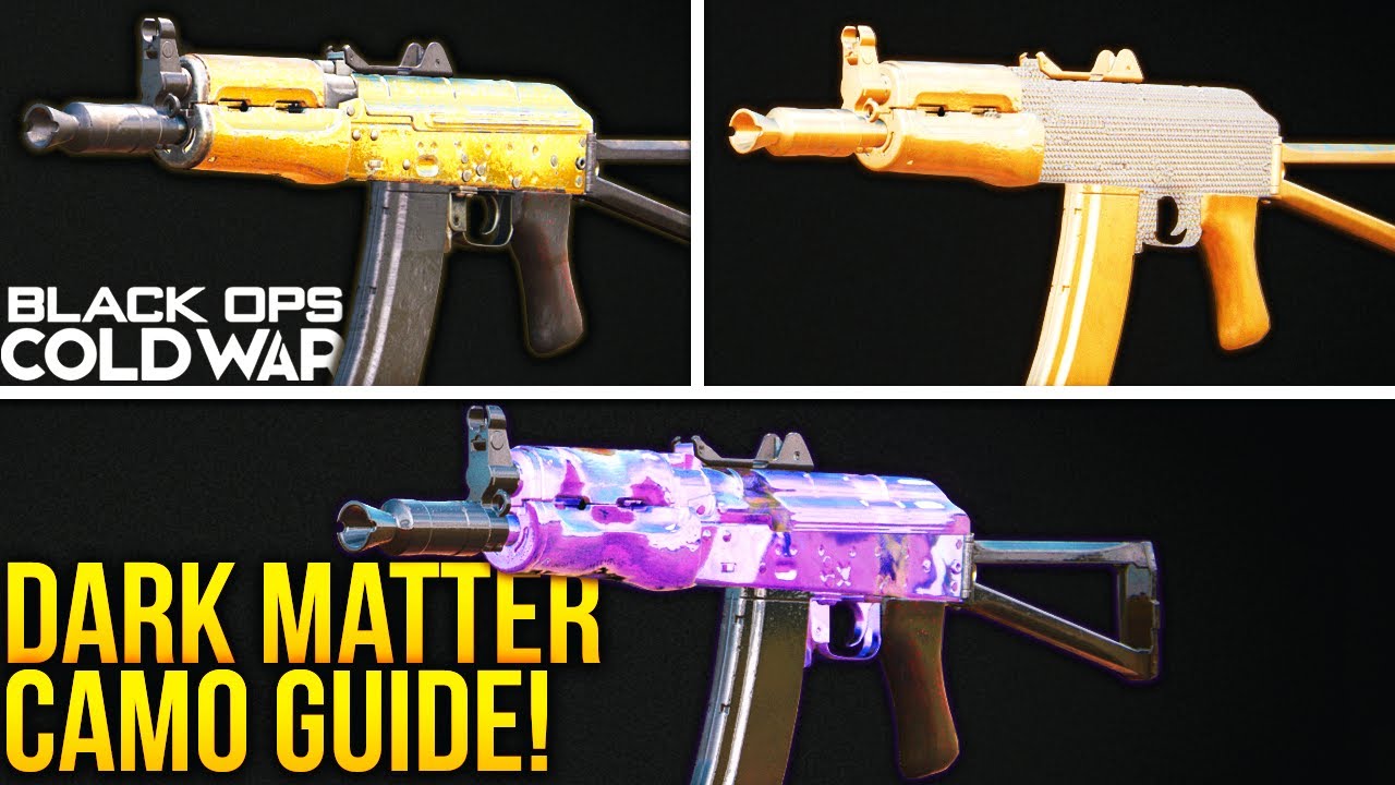 Black Ops Cold War: The ULTIMATE DARK MATTER CAMO Guide!