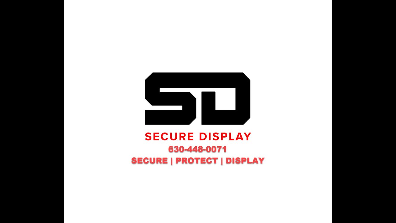 SecureDisplay.com High Security Wall Mount Display Case Safe