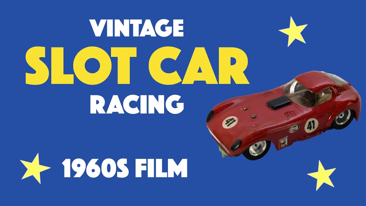 Historic Film of Popular Teen Hobby in 1960s Historic Slot Cars Track