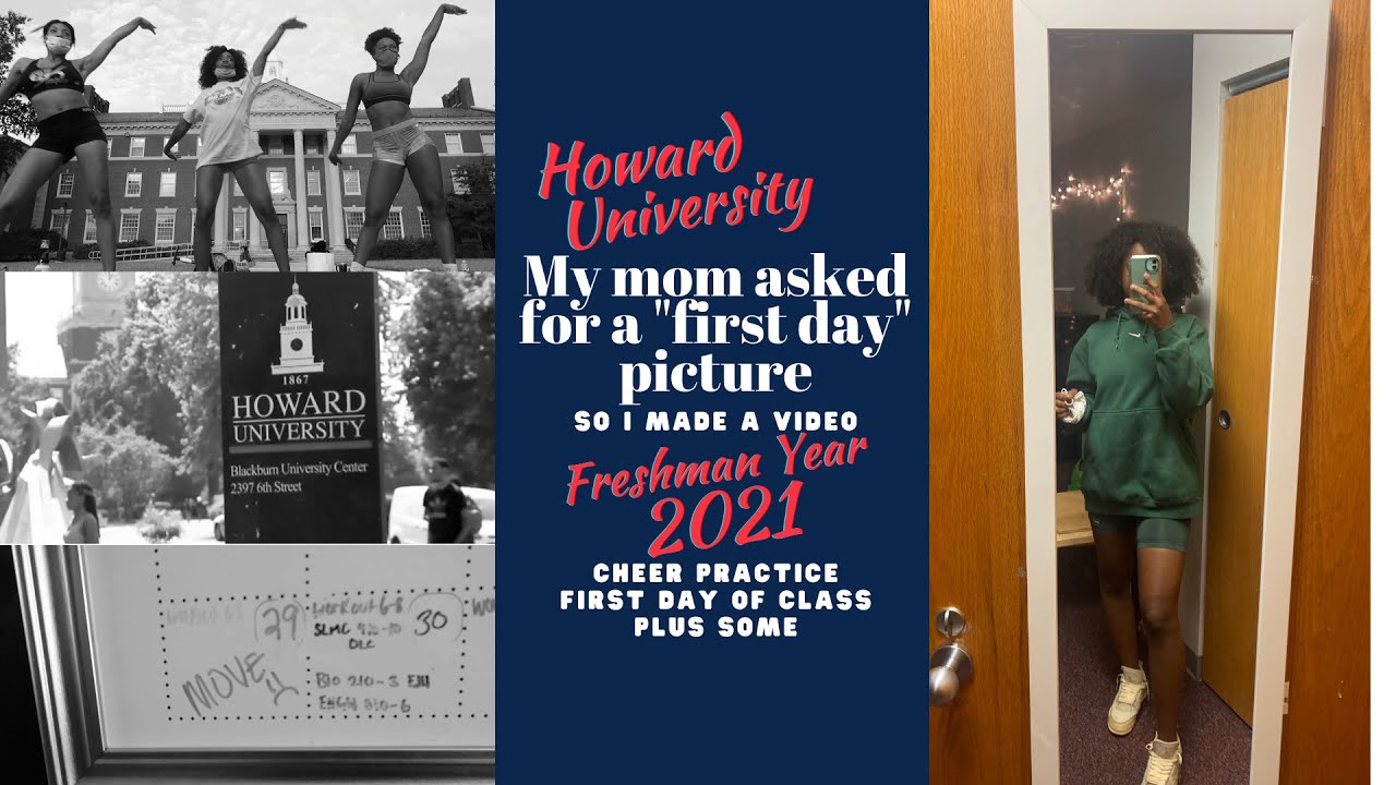 First Day Freshman Year at Howard University | Cheer Practice, First Day of Class, plus Some