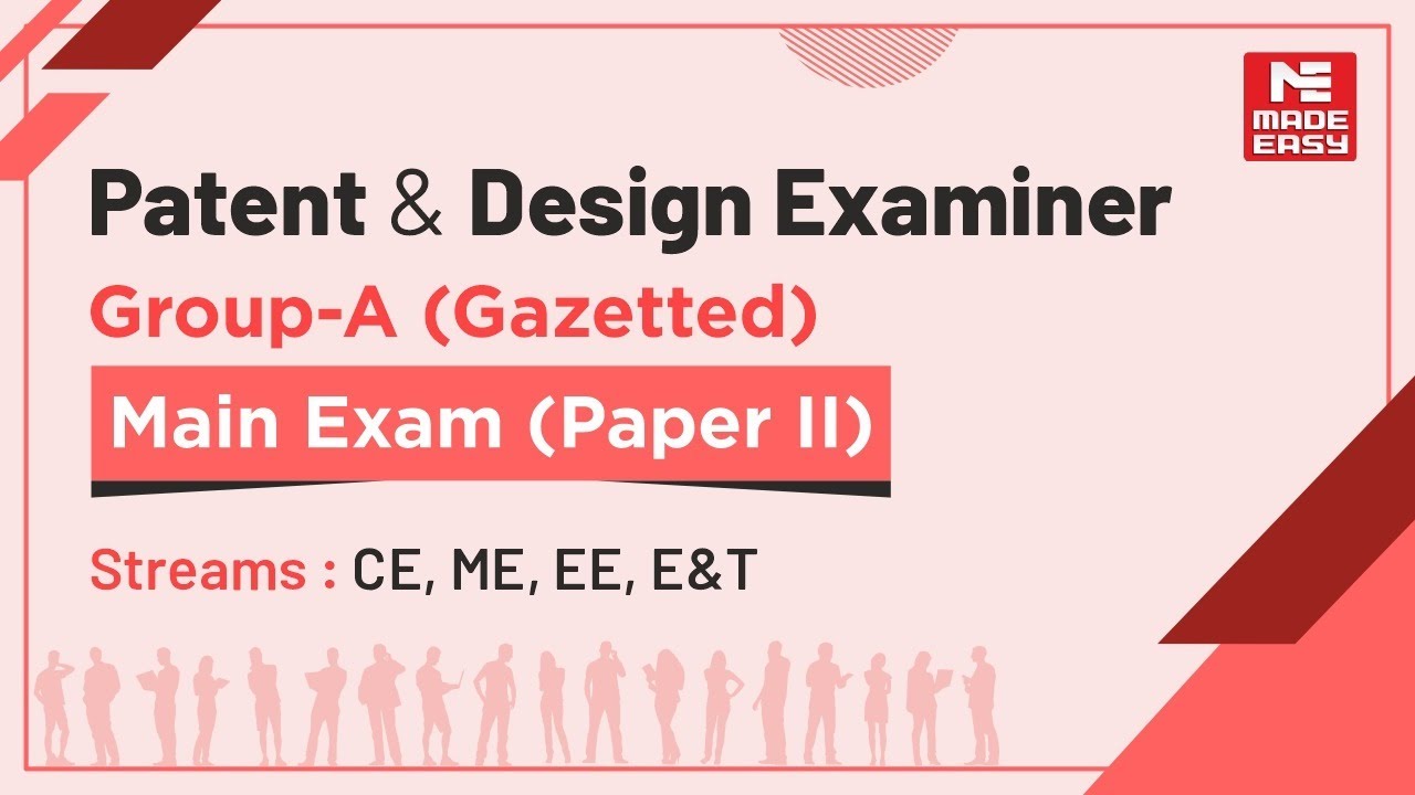 Recruitment of Patent & Design Examiner | Group &lsquo;A&rsquo; Gazetted | JOB BOX | MADE EASY
