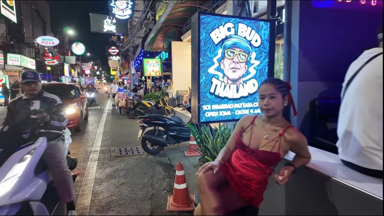 Pattaya After Dark 🔥Wild Streets & Neon Lights