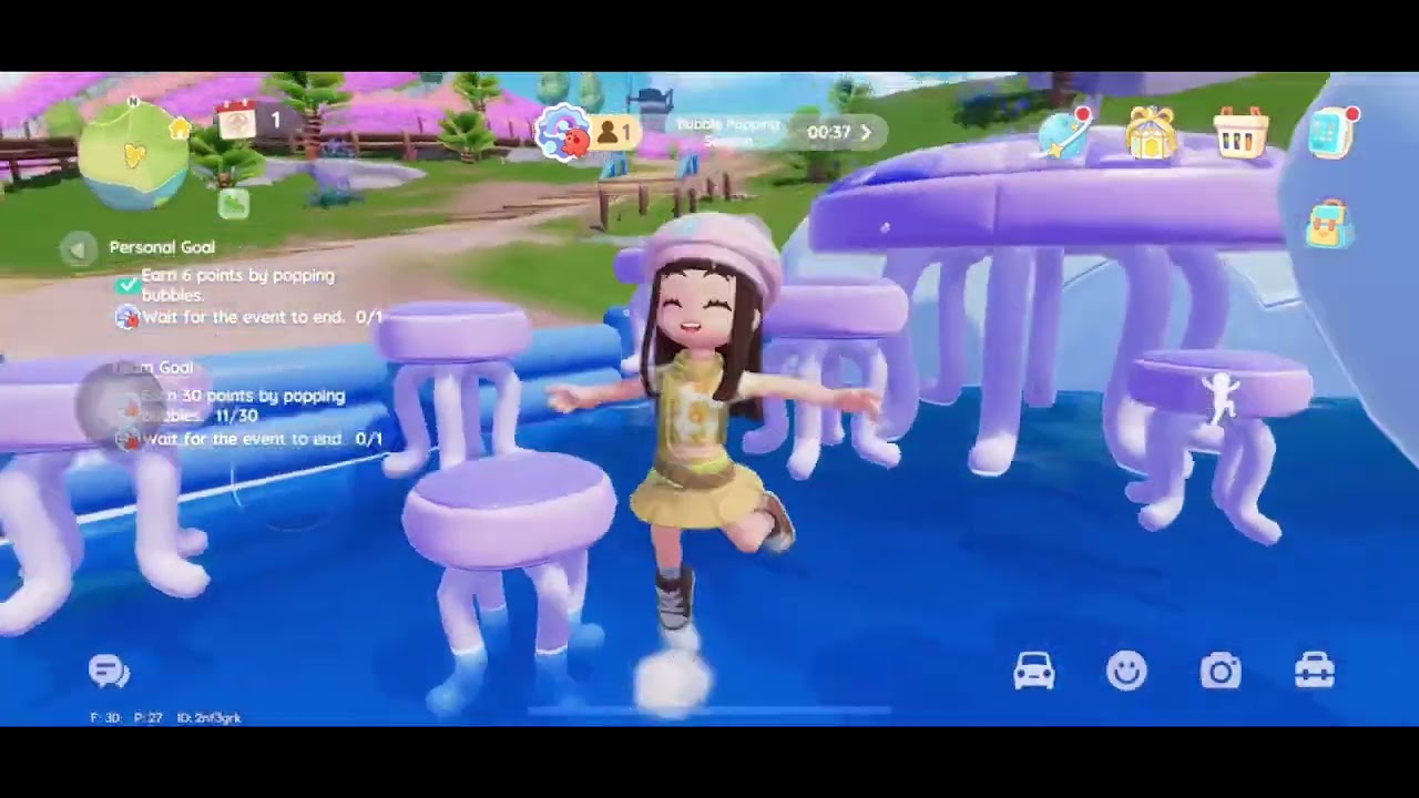 HEARTOPIA - bubble machine challenge event