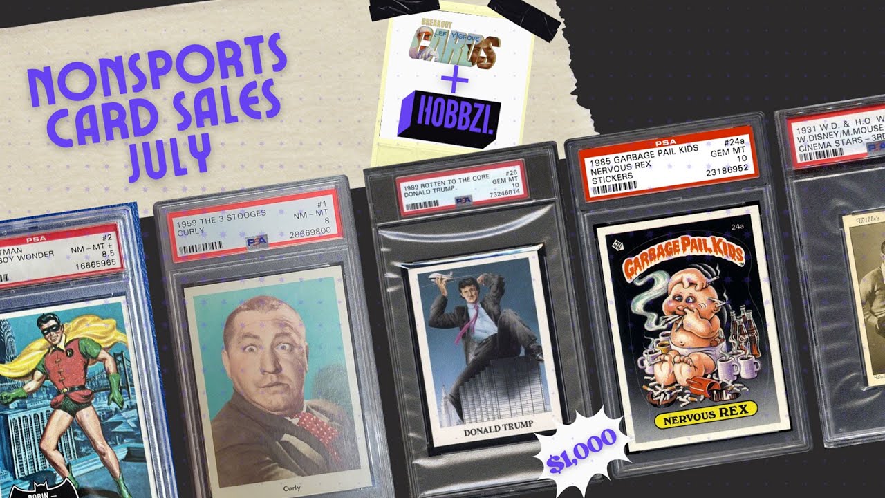 TOP 30 Highest Selling Vintage Non Sports Trading Cards on eBay | July 2023