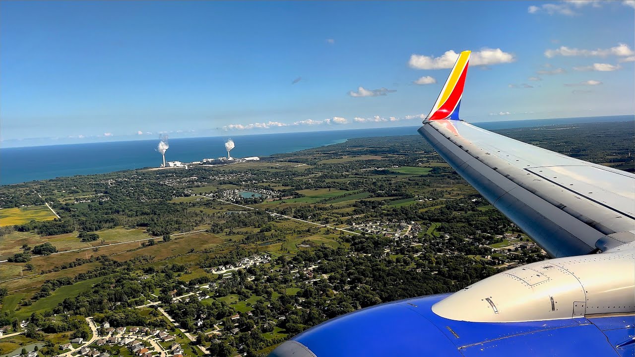 [4K] – Stunning Milwaukee Landing – Southwest – Boeing 737-700 – MKE – N470WN – SCS Ep. 1074