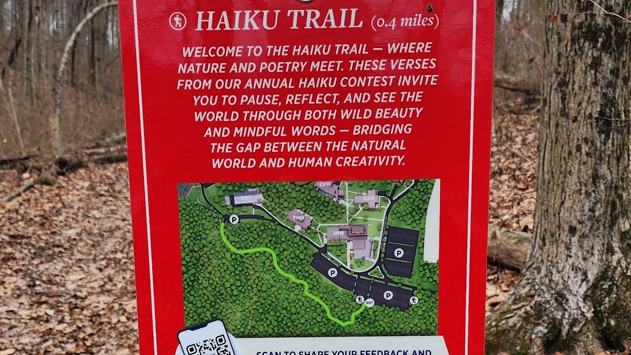 Hike on the Haiku Trail.